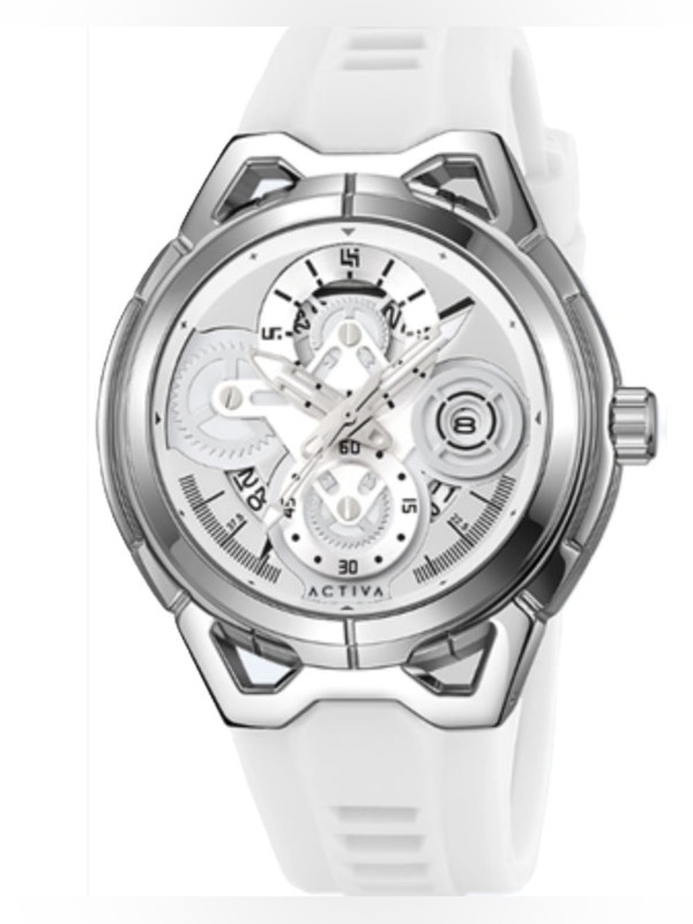 Invicta x Activa Drift Unisex Watch - 44mm. White (ACW9349-008)